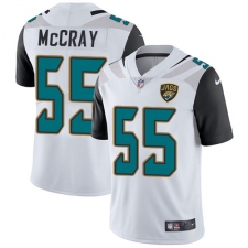 Youth Nike Jacksonville Jaguars #55 Lerentee McCray White Vapor Untouchable Limited Player NFL Jersey