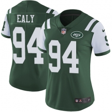 Women's Nike New York Jets #94 Kony Ealy Green Team Color Vapor Untouchable Elite Player NFL Jersey
