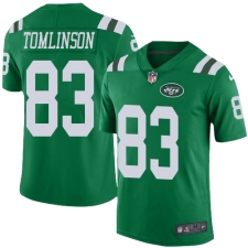 Men's Nike New York Jets #83 Eric Tomlinson Limited Green Rush Vapor Untouchable NFL Jersey