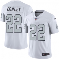 Men's Nike Oakland Raiders #28 Gareon Conley Elite White Rush Vapor Untouchable NFL Jersey