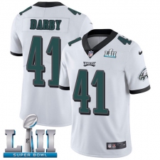 Men's Nike Philadelphia Eagles #41 Ronald Darby White Vapor Untouchable Limited Player Super Bowl LII NFL Jersey