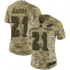 Women's Nike Philadelphia Eagles #21 Ronald Darby Limited Camo 2018 Salute to Service NFL Jersey