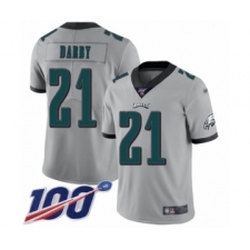 Youth Philadelphia Eagles #21 Ronald Darby Limited Silver Inverted Legend 100th Season Football Jersey
