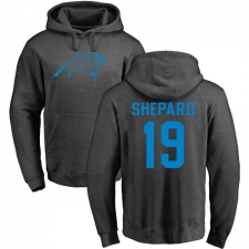 NFL Nike Carolina Panthers #19 Russell Shepard Ash One Color Pullover Hoodie