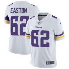 Men's Nike Minnesota Vikings #62 Nick Easton White Vapor Untouchable Limited Player NFL Jersey