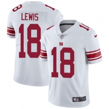 Youth Nike New York Giants #18 Roger Lewis White Vapor Untouchable Elite Player NFL Jersey