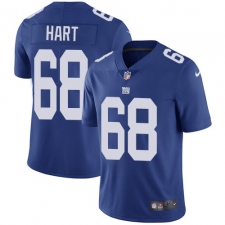 Youth Nike New York Giants #68 Bobby Hart Royal Blue Team Color Vapor Untouchable Limited Player NFL Jersey