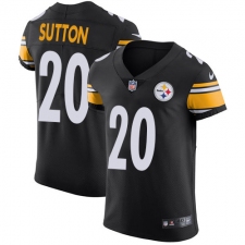 Men's Nike Pittsburgh Steelers #20 Cameron Sutton Black Team Color Vapor Untouchable Elite Player NFL Jersey