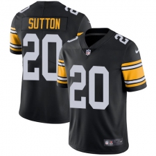 Youth Nike Pittsburgh Steelers #20 Cameron Sutton Black Alternate Vapor Untouchable Limited Player NFL Jersey