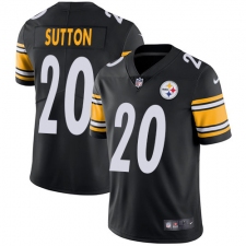Youth Nike Pittsburgh Steelers #20 Cameron Sutton Black Team Color Vapor Untouchable Limited Player NFL Jersey