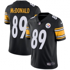 Youth Nike Pittsburgh Steelers #89 Vance McDonald Black Team Color Vapor Untouchable Limited Player NFL Jersey