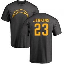 NFL Nike Los Angeles Chargers #23 Rayshawn Jenkins Ash One Color T-Shirte