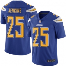 Youth Nike Los Angeles Chargers #3 Rayshawn Jenkins Limited Electric Blue Rush Vapor Untouchable NFL Jersey