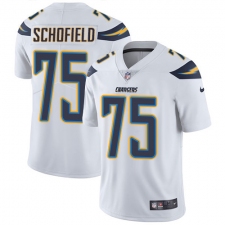 Youth Nike Los Angeles Chargers #75 Michael Schofield White Vapor Untouchable Limited Player NFL Jersey
