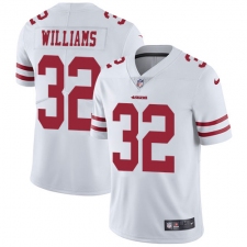 Youth Nike San Francisco 49ers #32 Joe Williams White Vapor Untouchable Elite Player NFL Jersey