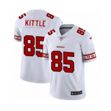 Men's San Francisco 49ers #85 George Kittle White Team Logo Cool Edition Jersey