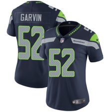 Women's Nike Seattle Seahawks #52 Terence Garvin Navy Blue Team Color Vapor Untouchable Limited Player NFL Jersey