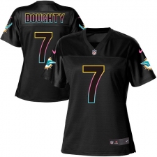 Women's Nike Miami Dolphins #7 Brandon Doughty Game Black Fashion NFL Jersey