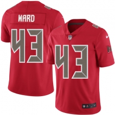 Men's Nike Tampa Bay Buccaneers #43 T.J. Ward Limited Red Rush Vapor Untouchable NFL Jersey