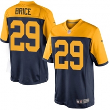 Youth Nike Green Bay Packers #29 Kentrell Brice Navy Blue Alternate Vapor Untouchable Elite Player NFL Jersey