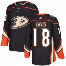 Youth Adidas Anaheim Ducks #18 Patrick Eaves Authentic Black Home NHL Jersey