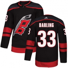 Men's Adidas Carolina Hurricanes #33 Scott Darling Premier Black Alternate NHL Jersey