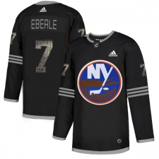 Men's Adidas New York Islanders #7 Jordan Eberle Black Authentic Classic Stitched NHL Jersey
