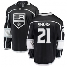 Men's Los Angeles Kings #21 Nick Shore Authentic Black Home Fanatics Branded Breakaway NHL Jersey