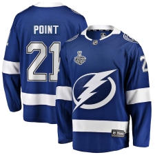 Youth Tampa Bay Lightning #21 Brayden Point Fanatics Branded Blue 2020 Stanley Cup Final Bound Home Player Breakaway Jersey