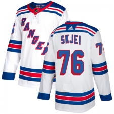 Men's Reebok New York Rangers #76 Brady Skjei Authentic White Away NHL Jersey