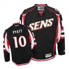 Youth Reebok Ottawa Senators #10 Tom Pyatt Authentic Black Third NHL Jersey