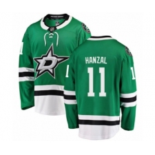 Youth Dallas Stars #11 Martin Hanzal Authentic Green Home Fanatics Branded Breakaway NHL Jersey