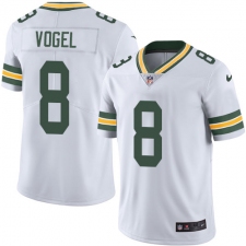 Youth Nike Green Bay Packers #8 Justin Vogel White Vapor Untouchable Elite Player NFL Jersey