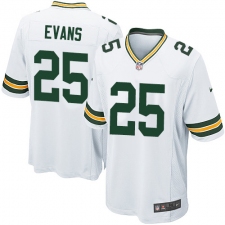 Men's Nike Green Bay Packers #25 Marwin Evans Game White NFL Jersey
