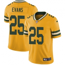 Men's Nike Green Bay Packers #25 Marwin Evans Limited Gold Rush Vapor Untouchable NFL Jersey