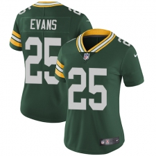 Women's Nike Green Bay Packers #25 Marwin Evans Green Team Color Vapor Untouchable Limited Player NFL Jersey