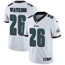 Men's Nike Philadelphia Eagles #26 Jaylen Watkins White Vapor Untouchable Limited Player NFL Jersey