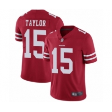 Youth San Francisco 49ers #15 Trent Taylor Red Team Color Vapor Untouchable Limited Player Football Jersey