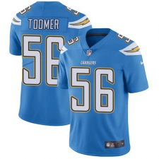 Youth Nike Los Angeles Chargers #56 Korey Toomer Electric Blue Alternate Vapor Untouchable Elite Player NFL Jersey