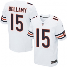 Men's Nike Chicago Bears #15 Josh Bellamy Elite White NFL Jersey