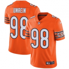 Youth Nike Chicago Bears #98 Mitch Unrein Limited Orange Rush Vapor Untouchable NFL Jersey