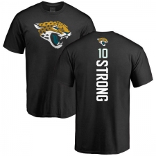 NFL Nike Jacksonville Jaguars #10 Jaelen Strong Black Backer T-Shirt