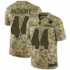 Men's Nike Miami Dolphins #44 Stephone Anthony Limited Camo 2018 Salute to Service NFL Jersey