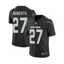 Men's New York Jets #27 Darryl Roberts Black Alternate Vapor Untouchable Limited Player Football Jersey