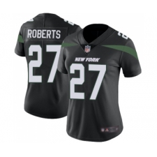 Women's New York Jets #27 Darryl Roberts Black Alternate Vapor Untouchable Limited Player Football Jersey