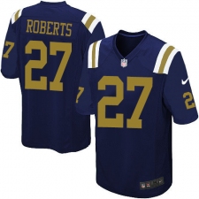 Youth Nike New York Jets #27 Darryl Roberts Limited Navy Blue Alternate NFL Jersey
