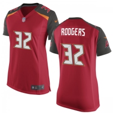Women's Nike Tampa Bay Buccaneers #32 Jacquizz Rodgers Game Red Team Color NFL Jersey