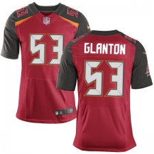 Men's Nike Tampa Bay Buccaneers #53 Adarius Glanton Elite Red Team Color NFL Jersey