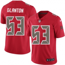 Youth Nike Tampa Bay Buccaneers #53 Adarius Glanton Limited Red Rush Vapor Untouchable NFL Jersey