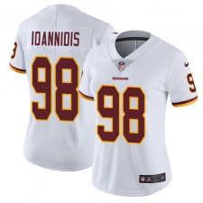 Women's Nike Washington Redskins #98 Matthew Ioannidis White Vapor Untouchable Limited Player NFL Jersey